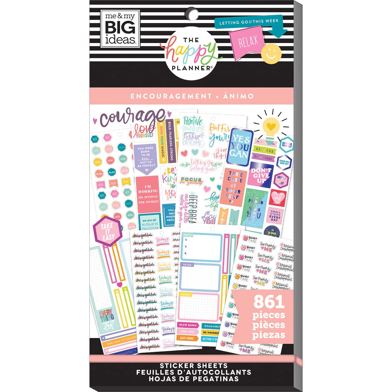 The Happy Planner&#xAE; Encouragement Sticker Value Pack